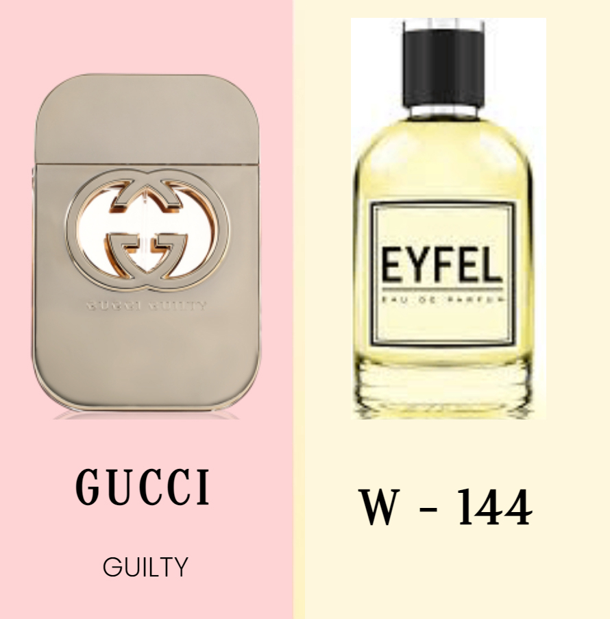 ادکلن ایفل زنانه کد W144 مشابه ادکلن Gucci Guilty