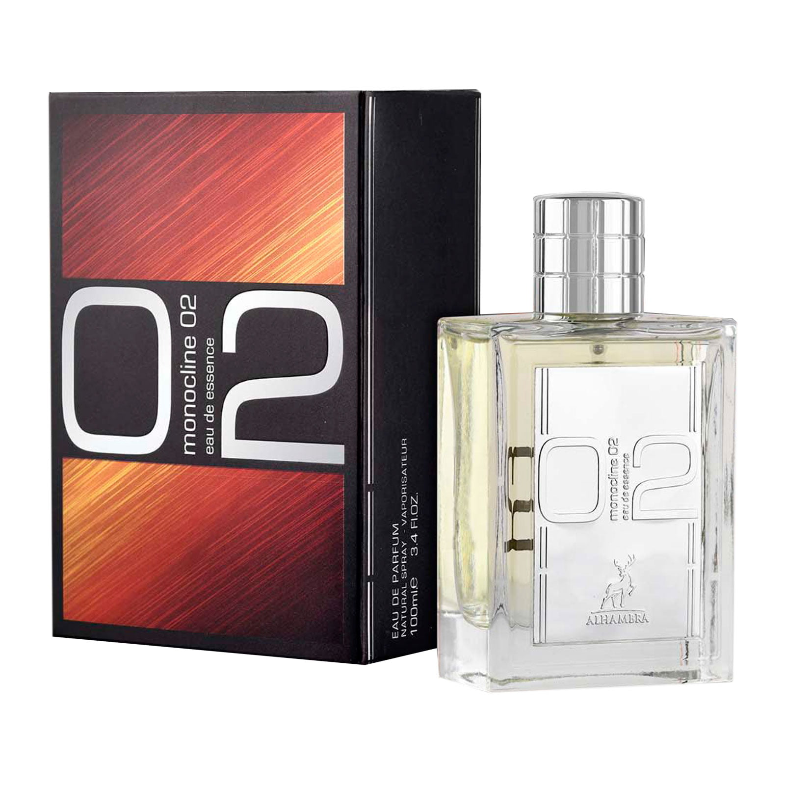 عطر ادکلن الحمبرا مولکول 02 مدل Monocline 02 حجم 100 میل