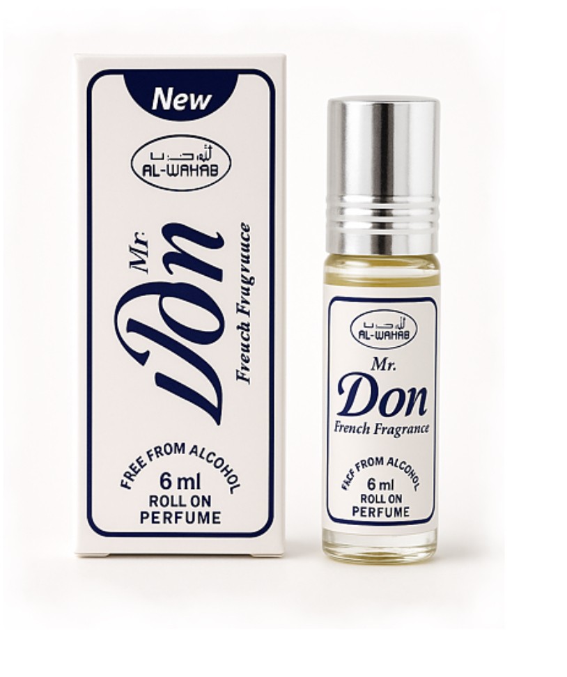 عطر رولی روغنی داو (دون) don 6 میل رایحه تمیزی و صابونی