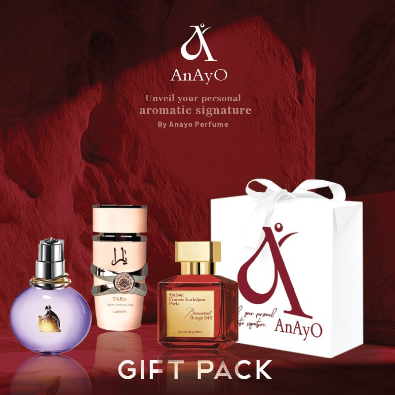 پک عطر زنانه (باکارت رژ + لطافه یارا + اکلت)