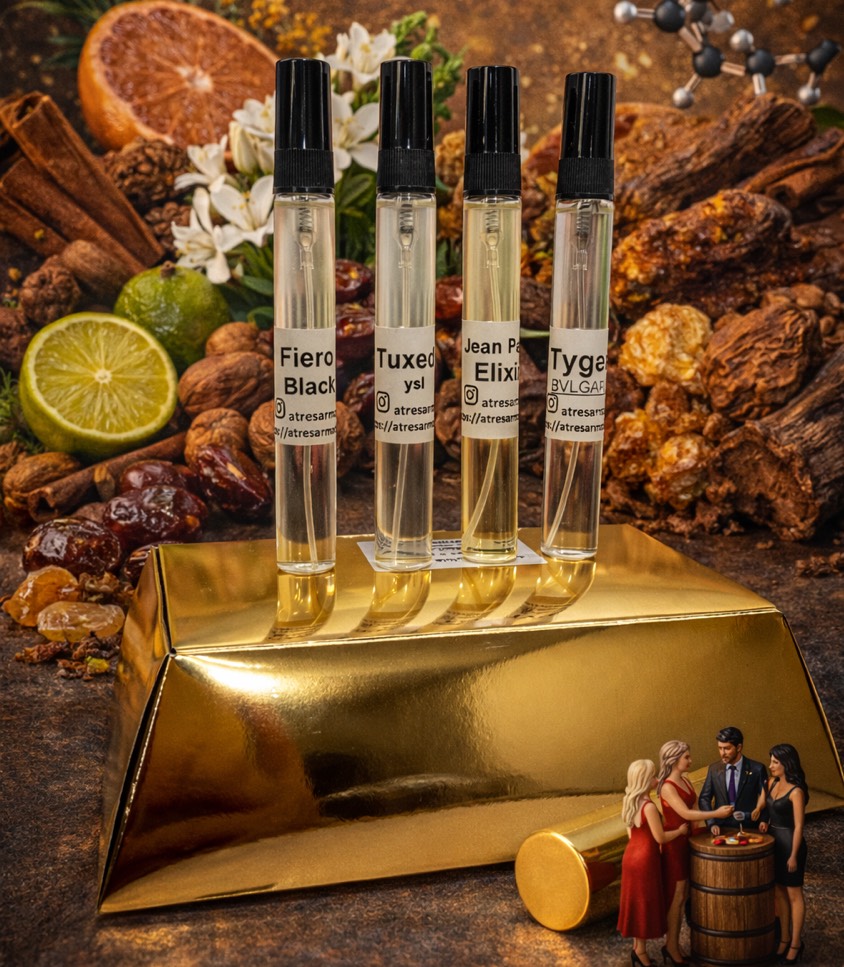 پک 4 عددی عطر های 10 میل مردانه تاجر