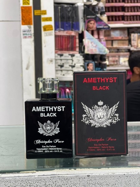 عطر ادکلن آمیتیس بلک کریستوفر پاکو اصلی و اورجینال AMETHYST BLACK CHRISTOPHER PACO 100ml