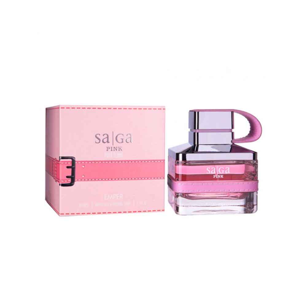عطر ادکلن ساگا / سا گا پینک پور فم بضمانت اصلی و اورجینال امپر امارات EMPER SAGA PINK حجم 100ml