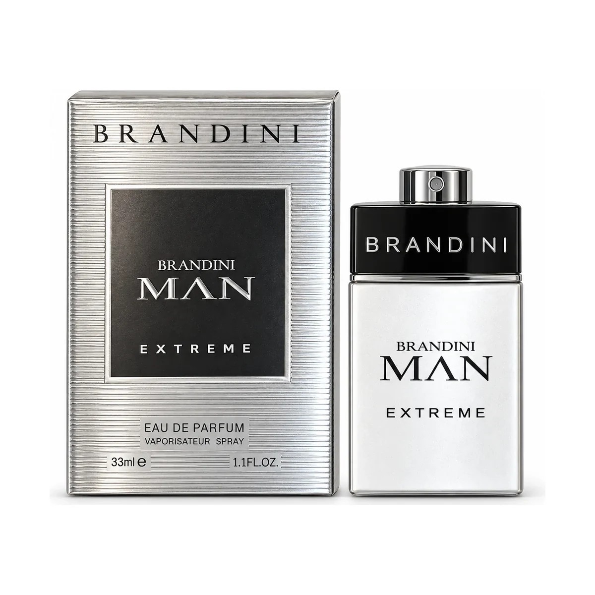 عطر جیبی برندینی مدل Man Extreme مشابه بولگاری من اکستریم حجم ۳۳ میلی‌لیتر