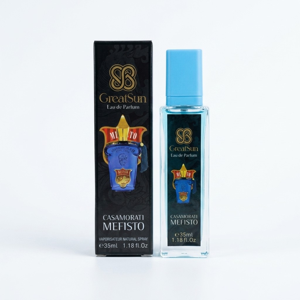 عطر جیبی مردانه گریت سان (GreatSun) مدل Casamorati Mefisto حجم ۳۵ میلی‌لیتر