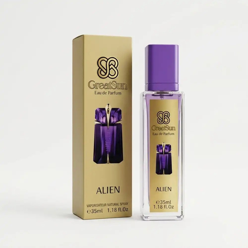 عطر جیبی زنانه گریت سان (GreatSun) مدل آلین (Alien) حجم ۳۵ میلی‌لیتر