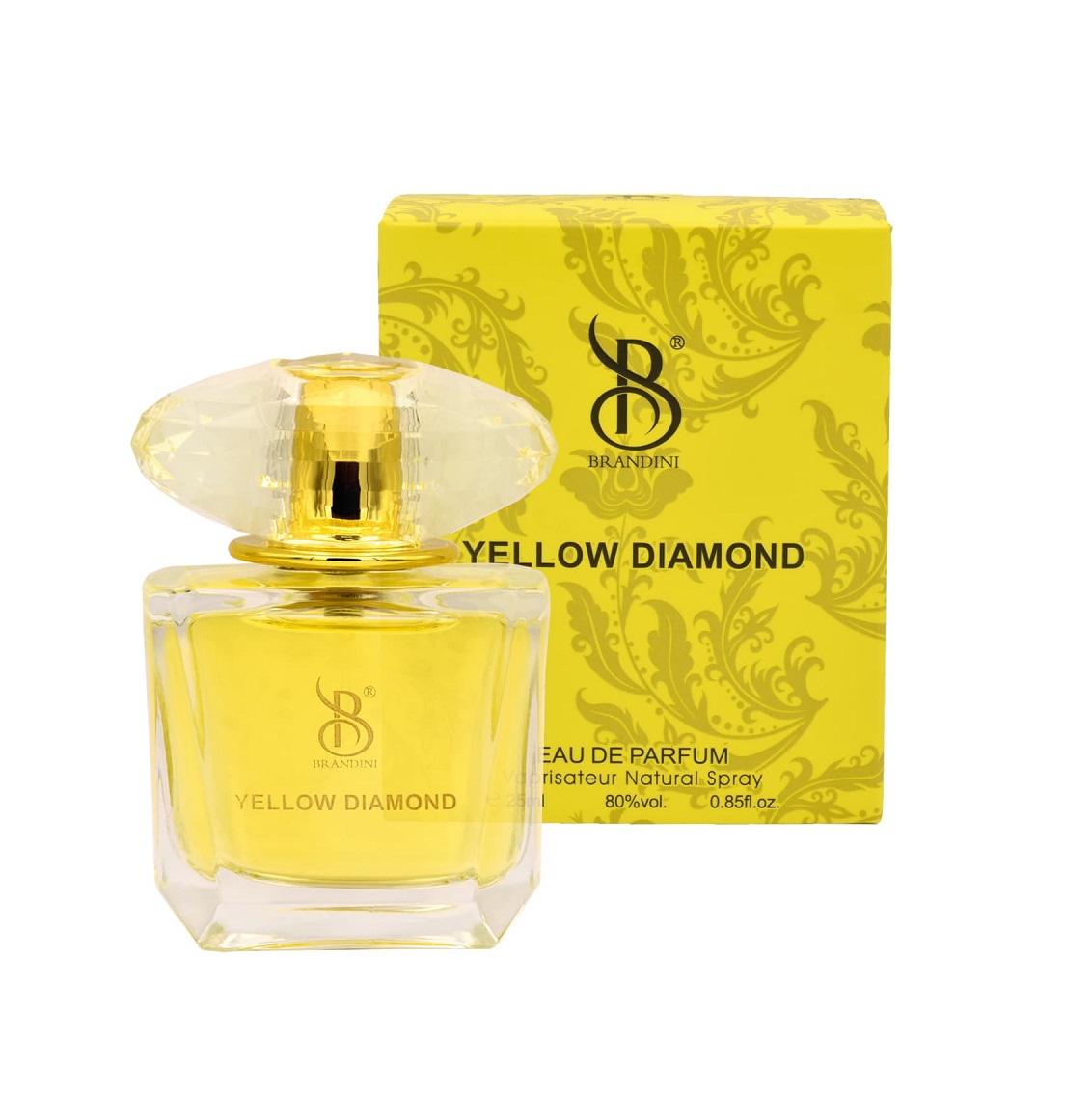 ادکلن زنانه برندینی Brandini مدل Yellow diamond حجم 33 میلی لیتر - هلیا