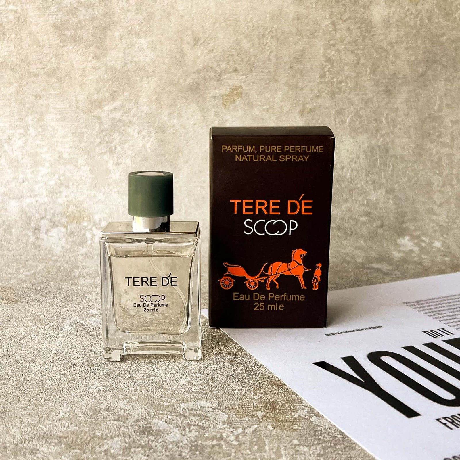 ادکلن هرمس تر دی HERMES TERE D’E حجم 25 میلی لیتر