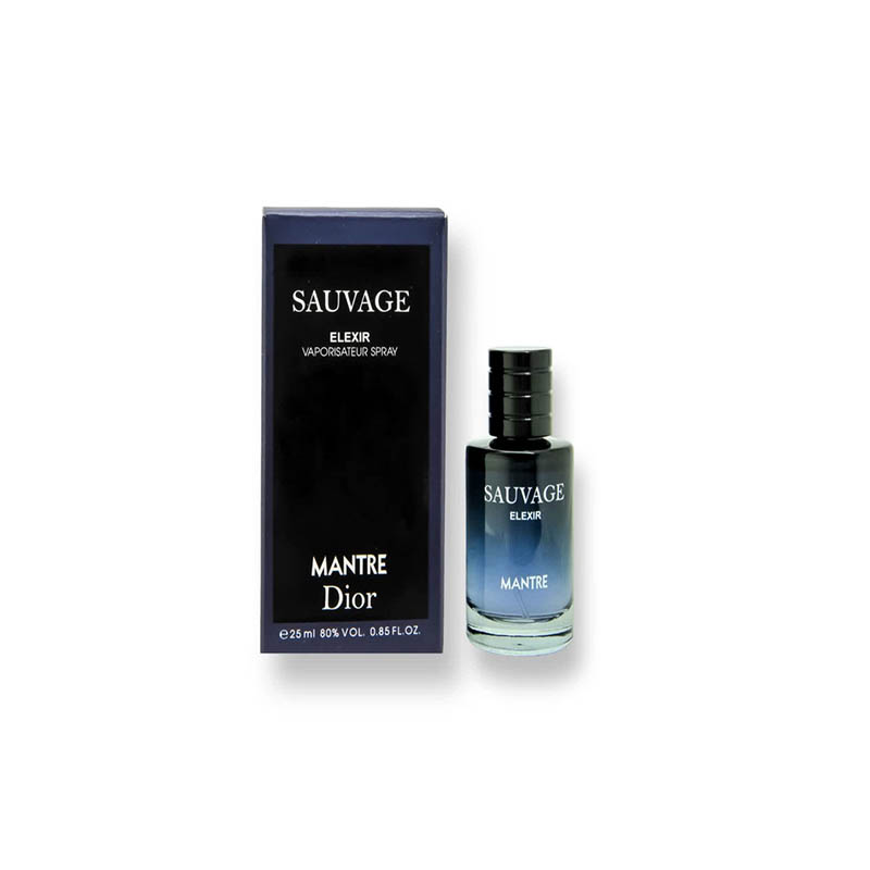 ادکلن مردانه مانتره مدل SAUVAGE ELIXIR حجم 25 میلی لیتر