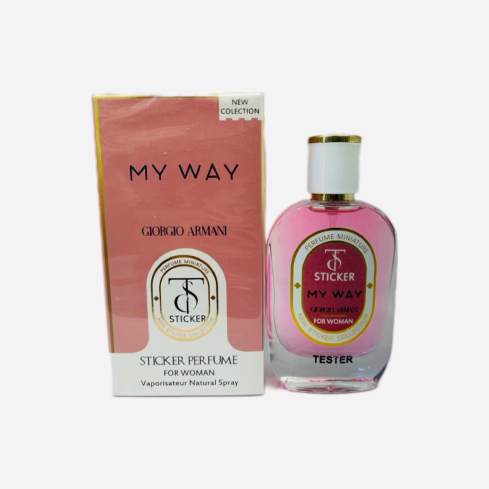 ادکلن my way برند استیکر حجم 50 میل