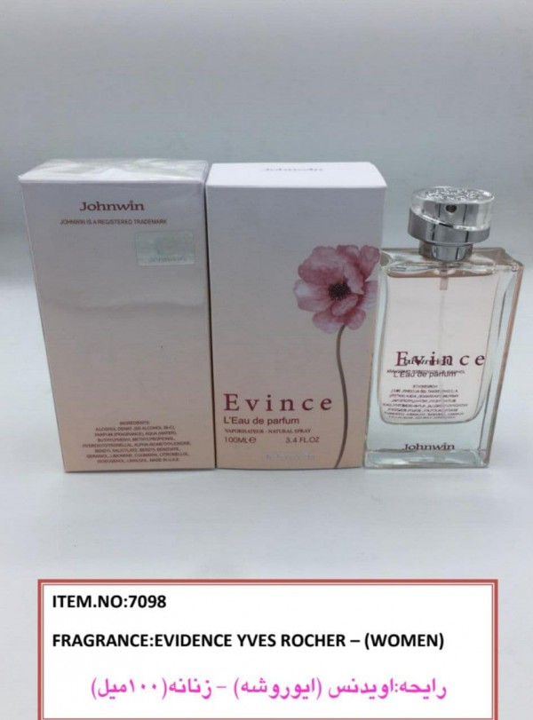 عطر ادکلن اویدنس (ایوروشه) زنانه 100 میل ( EVIDENCE YVES ROCHER ( EVINCE JOHNWIN