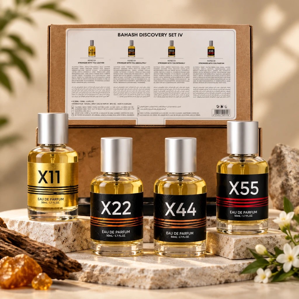 پک عطر ۴ عددی امپر باهاش شماره ۴ مدل Bahash Discovery Set IV حجم ۳۰×۴ میلی‌لیتر