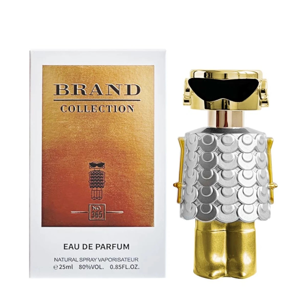 عطر جیبی زنانه برند کالکشن کد 365 رایحه پاکو رابان فیم حجم 25 میلی لیتر
