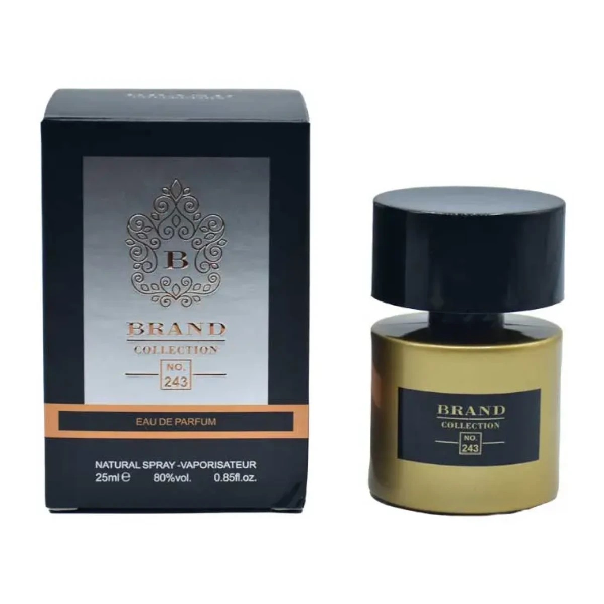 عطر جیبی یونیسکس برند کالکشن کد 243 رایحه تیزبانا ترنزی کیرکه حجم 25 میلی لیتر