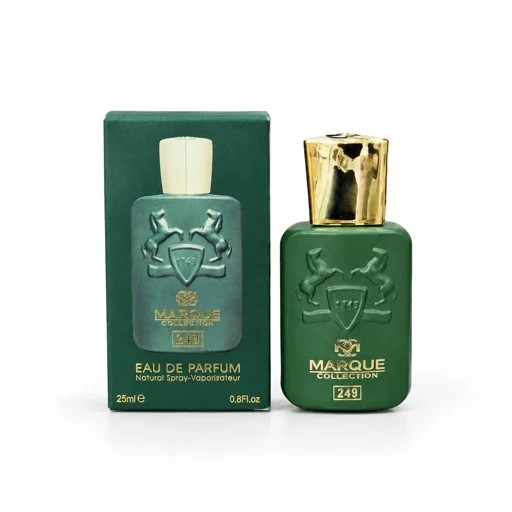 ادکلن مارک کالکشن 249 (مشابه عطر گرینلی مارلی / Parfums de Marly Greenley)حجم 25 میل رایحه میوه ای و چوبی ماندگاری 6