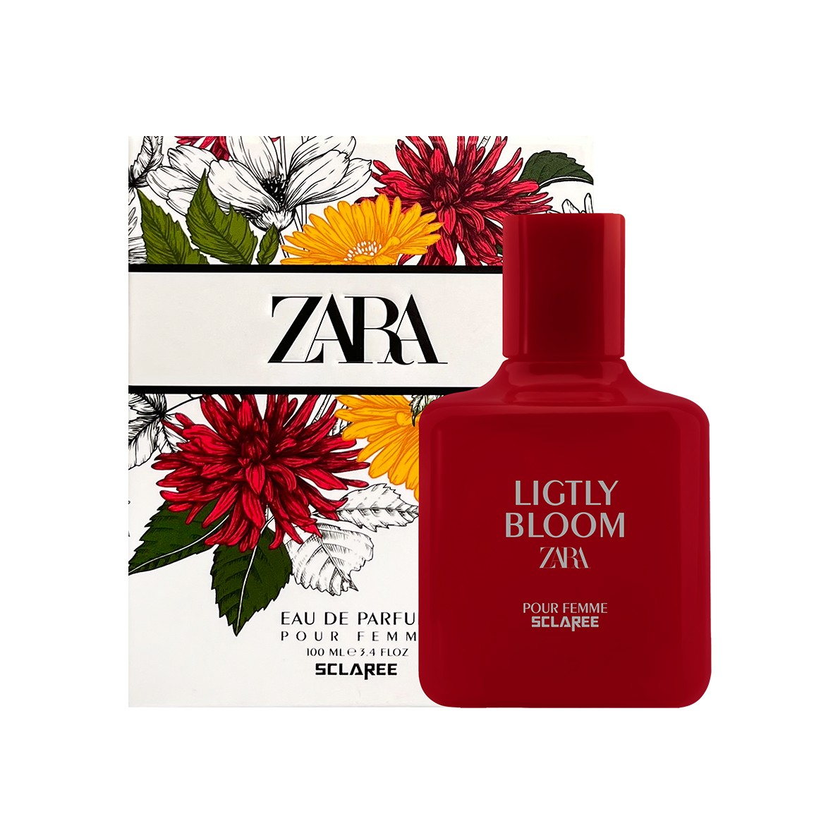 ادکلن زنانه اسکلاره مدل Zara Lightly Bloom حجم 100 میلی لیتر