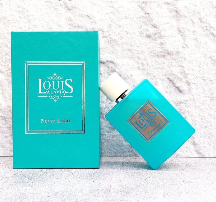 ادکلن (پرفیوم) مردانه لوئیس آلاویا LOUIS ALAVIA مدل NEVER LAND (اینوکتوس) 80 میلی لیتر - هاردباکس - هلیا