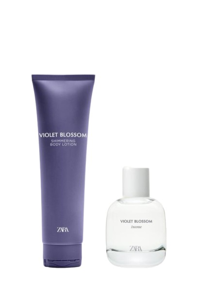 VIOLET BLOSSOM INTENSE CHRISTMAS EDP 90ML (3.0 FL. OZ) + GLITTER CREAM 150M