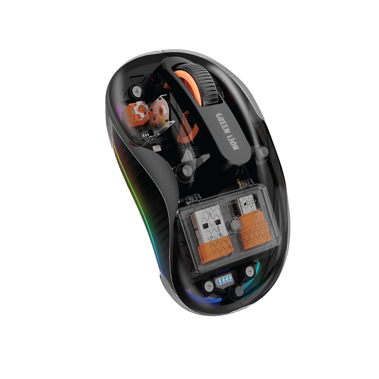 موس بلوتوثی شفاف گرین لاین Green Lion Turtle Mouse MS2