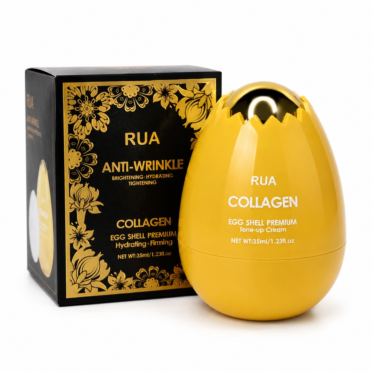 کرم کلاژن روآ RUA مدل Egg Shell Premium حجم ۳۵ میل