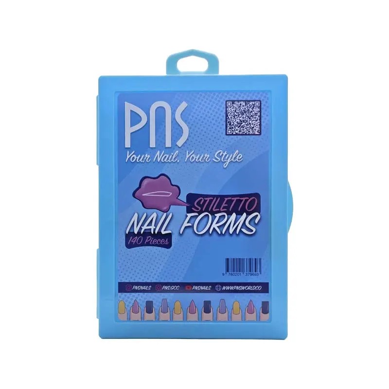قالب ناخن روسی پی ان اس PNS NAIL FORMS 140PCS
