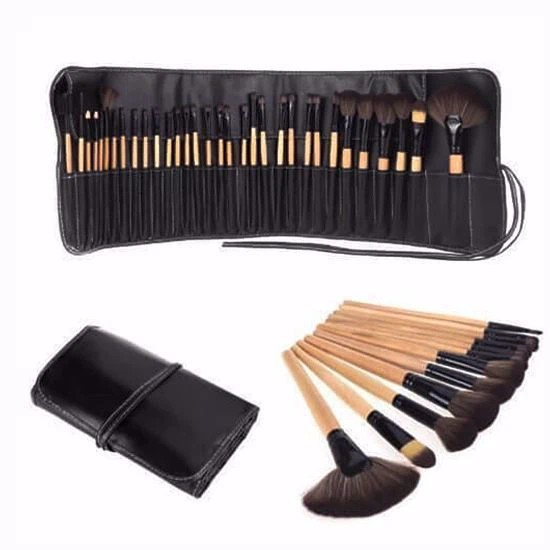 کیف براش حرفه ای 24 عددی مخصوص میکاپ