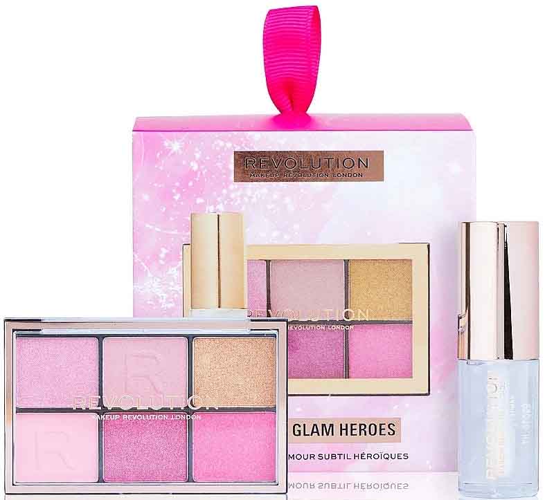 Mini Soft Glam Heroes ست سایه و برق لب ریوولوشن