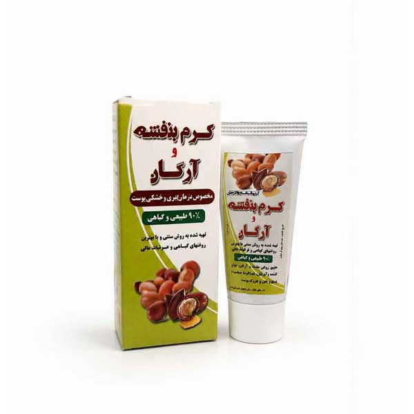 کرم گیاهی بنفشه و آرگان