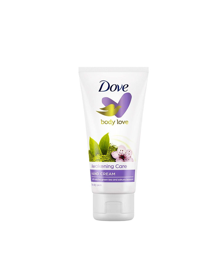 کرم دست مغذی داو Dove حاوی عصاره چای سبز و شکوفه گیلاس Awakening Care حجم 75 میل