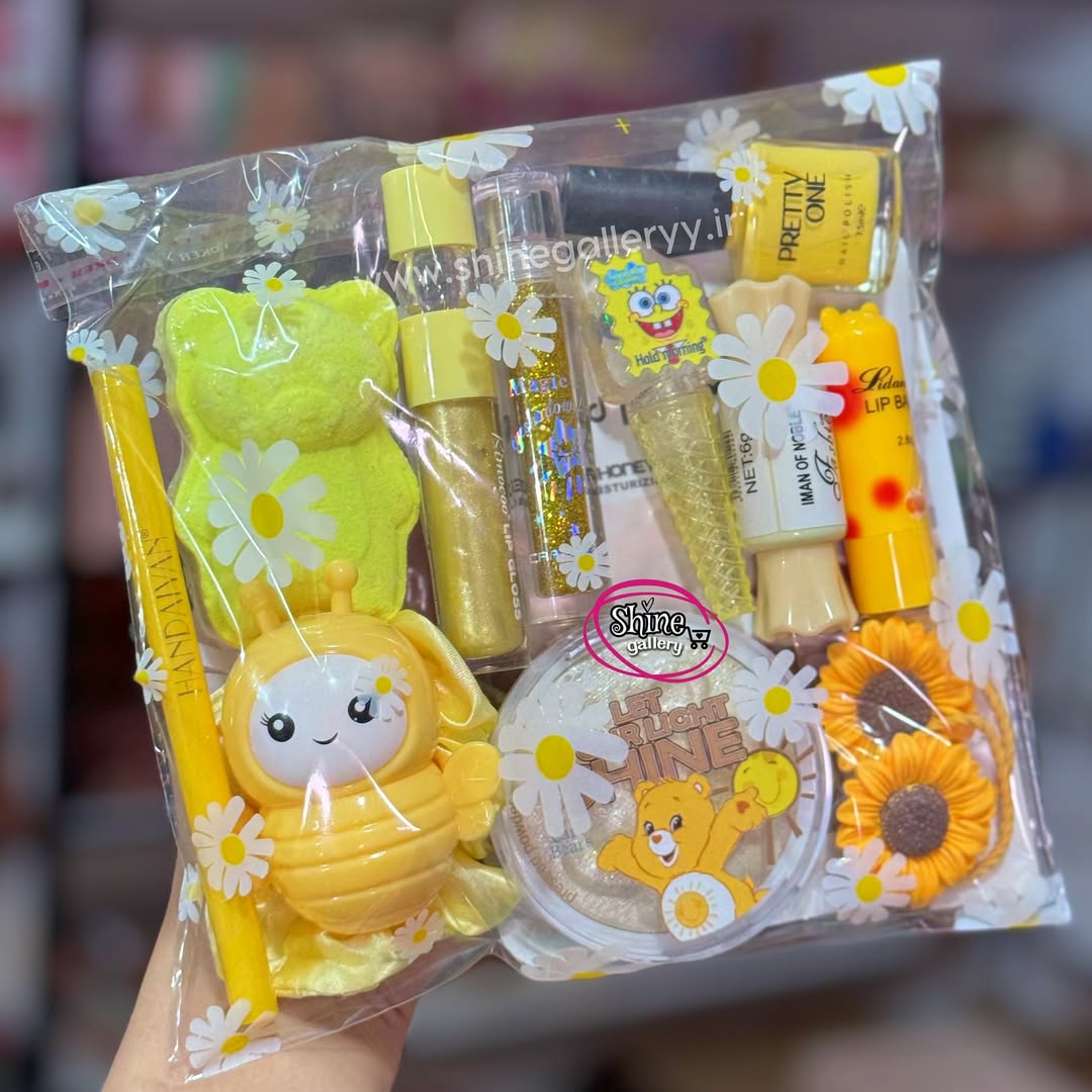 پک آرایشی زرد