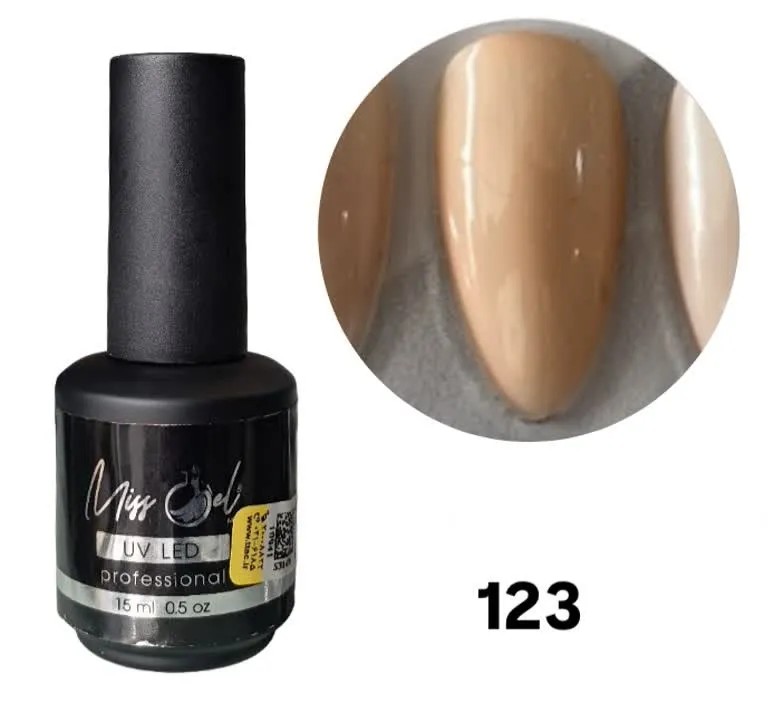ژل لاک میس ژل شماره 123 Miss Gel