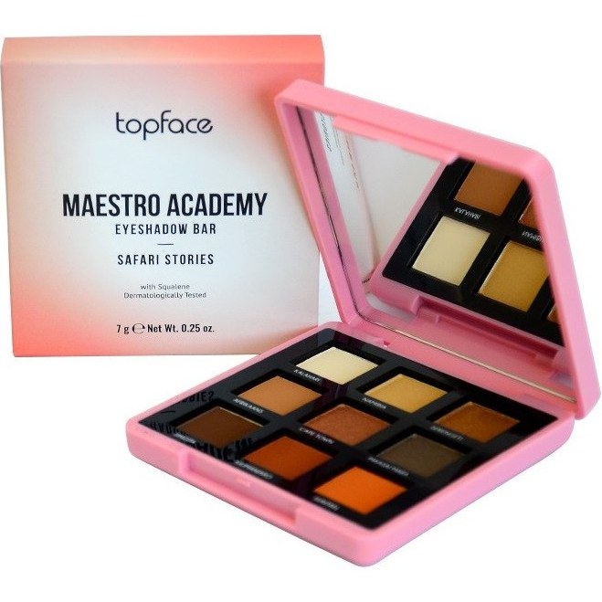 پالت 9 رنگ سایه تاپ فیس 002 top face
