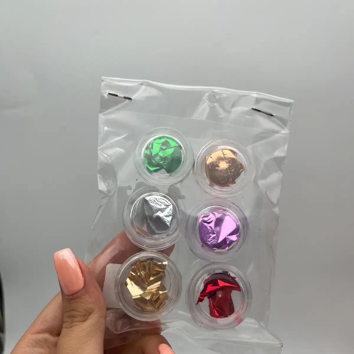 پک ورق رنگی (6عددی) ناخن