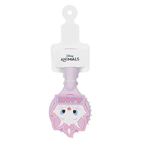برس مو مینیسو، مدل MINISO Disney Animals Collection Massaging Paddle Brush-Marie، ماری/صورتی، 15 سانتی متر