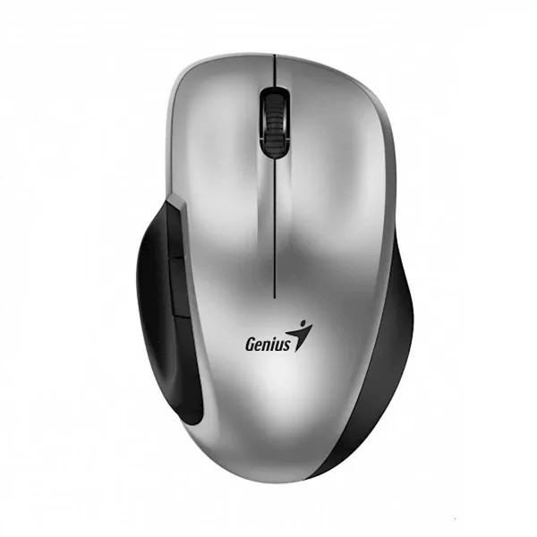 موس بیسیم مدل ERGO 8200S برند GENIUS جنیوس مشکی نقره ای - دانگل TYPE C