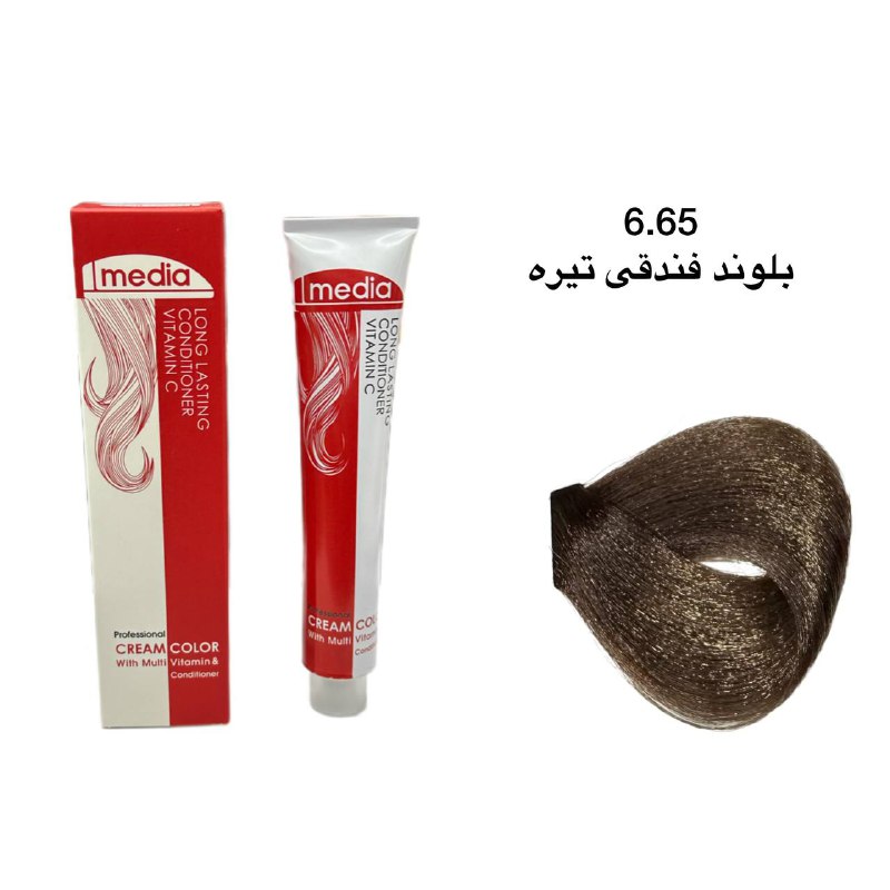 رنگ مو مدیا 6.65