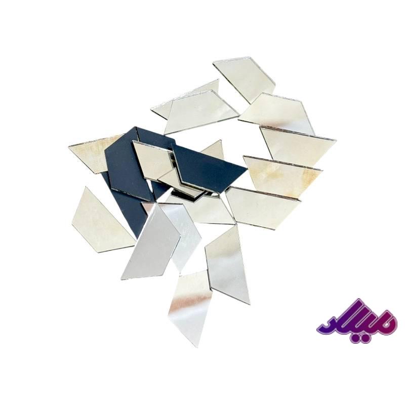 آینه ذوزنقه 1.5 در 3 سانت ضخامت 1 میل - گروه هنری میلاد