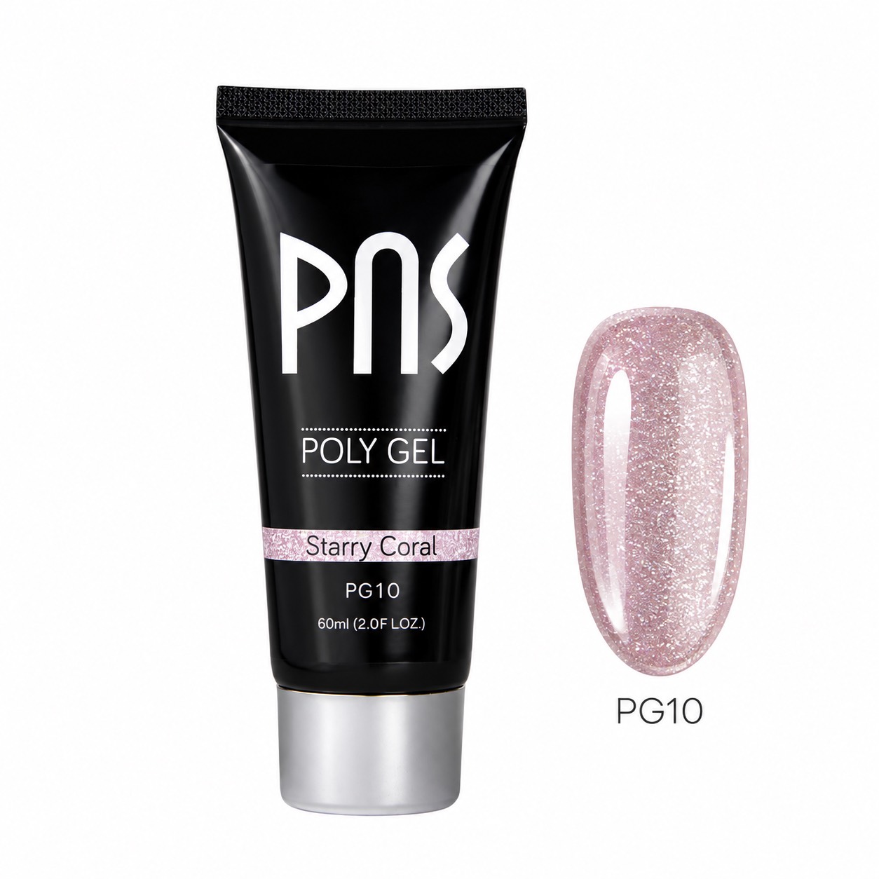 پلی ژل مرجانی شاین ۶۰ میل PNS – کد ۱۰