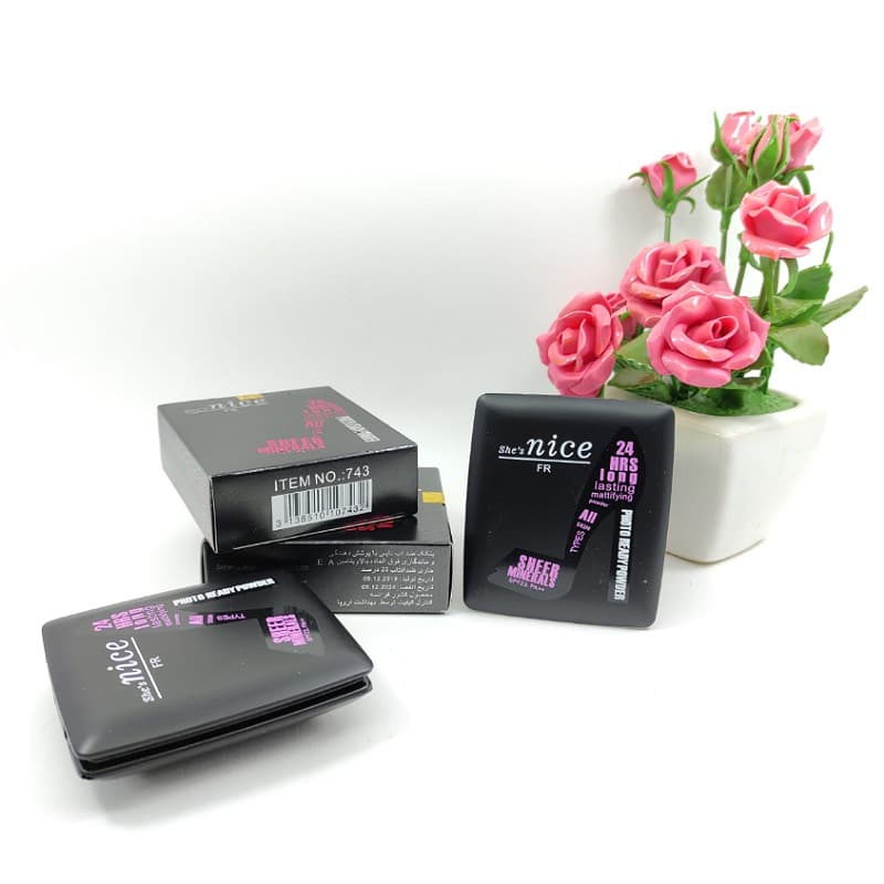 پنکک نایس ابریشمی مدل کفش – SHE’S NICE Powder