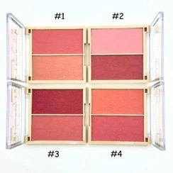 پالت رژگونه 2 رنگ لورابیوتی Blush شماره 04