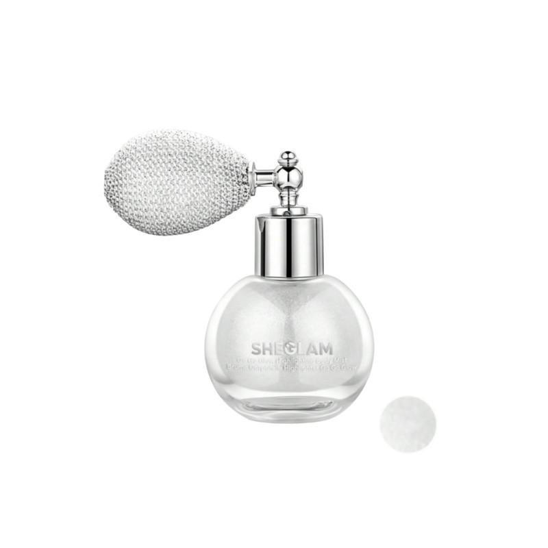 هایلایتر شیگلم مدل Frosted Opal شماره 02 رنگ نقره ایی