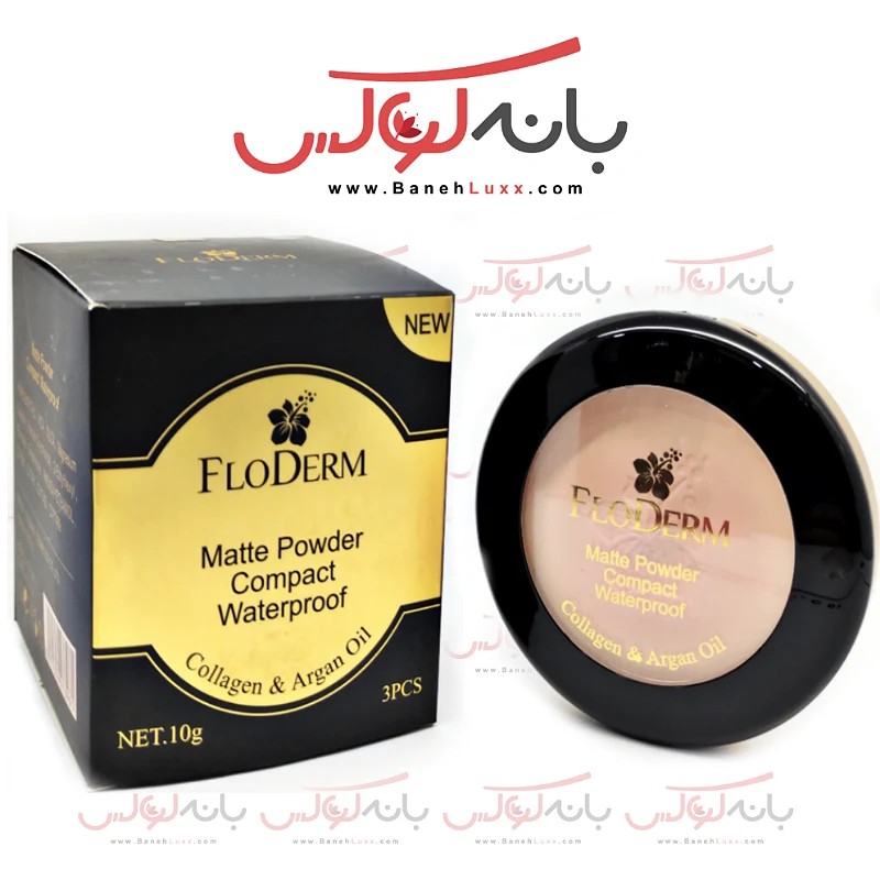 پنکک فلودرم حاوی کلاژن و آرگان – FLODERM