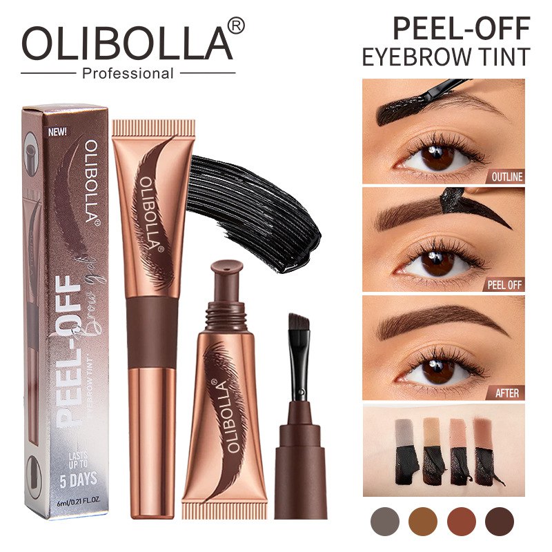 تینت ابرو پیل آف olibolla تینت ابرو برچسبی پیلاف