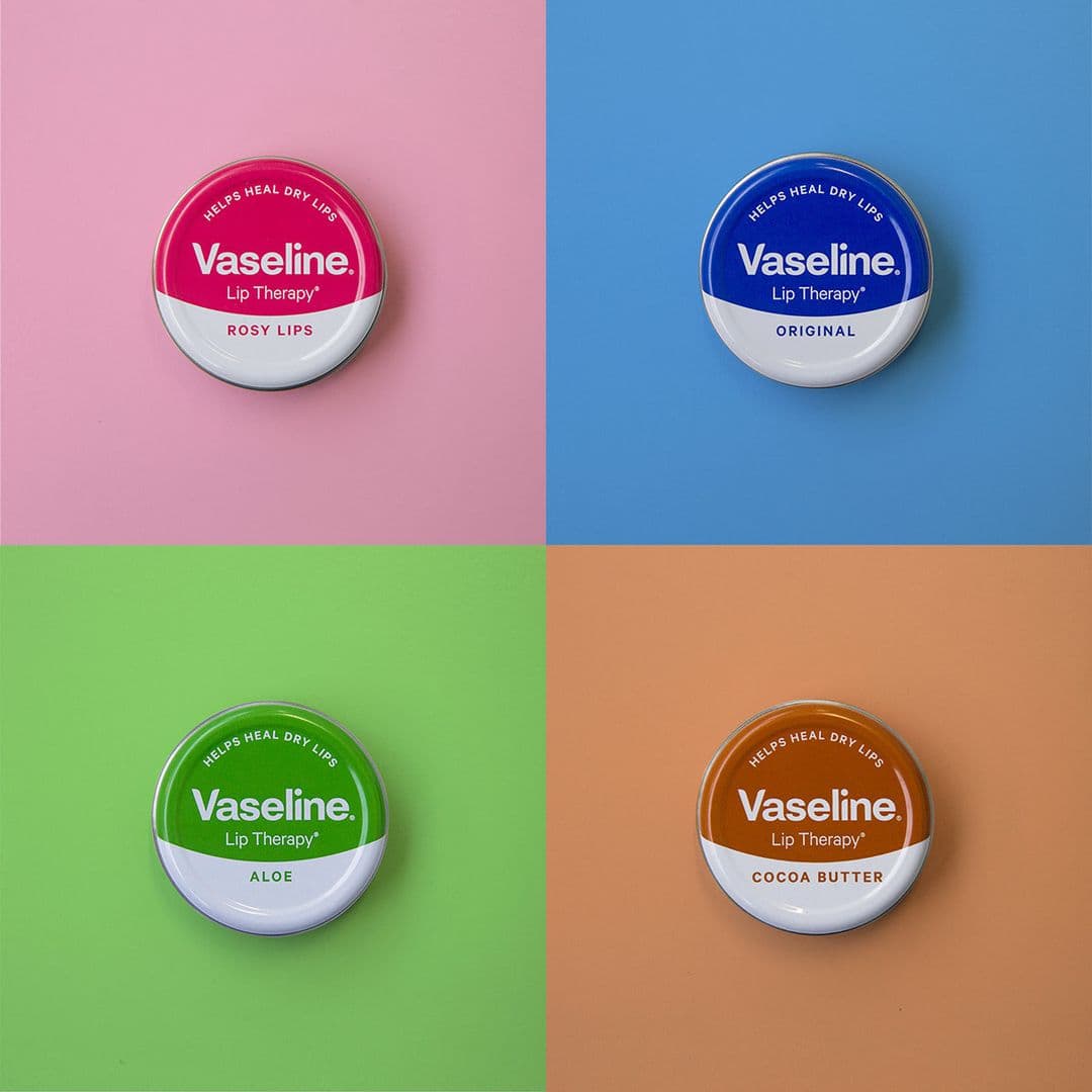 بالم لب فلزی وازلین Vaseline Lip Therapy اورجینال در ۴ مدل