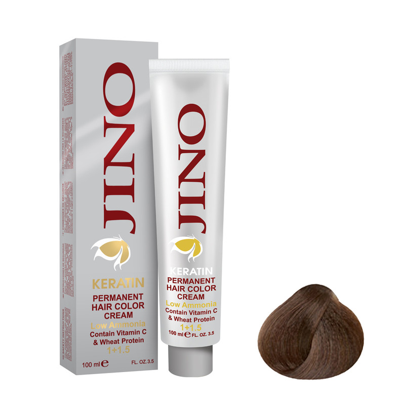 رنگ مو ژینو سری Natural شماره 0-7 حجم 100 میلی لیتر رنگ بلوند متوسط