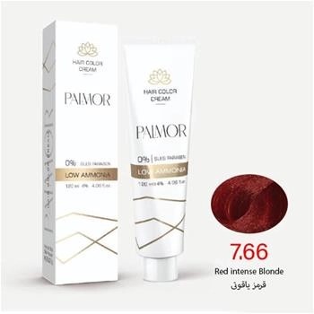 رنگ موی پالمور شماره 7.66 حجم 120 میلی رنگ قرمز یاقوتی