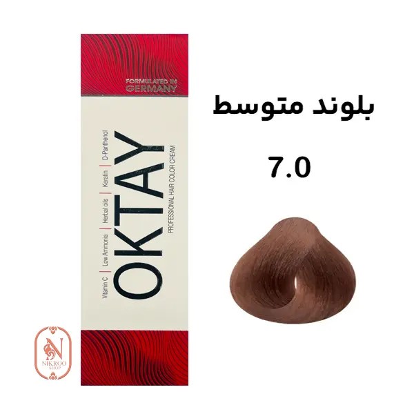 رنگ مو 7/0 OKTAY