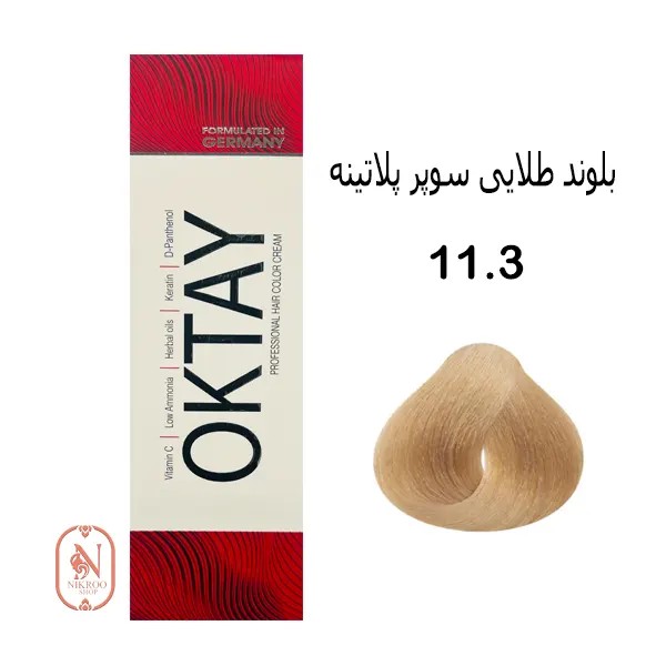 رنگ مو 11/3 OKTAY