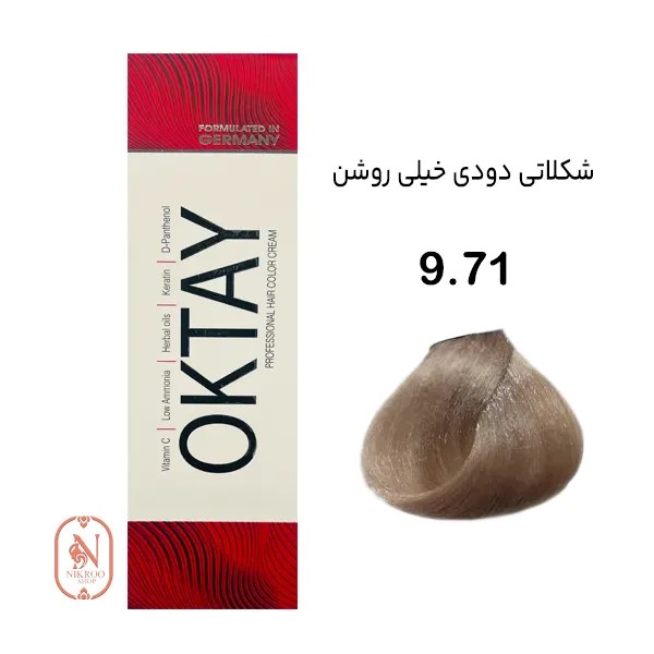 رنگ مو 9/71 OKTAY
