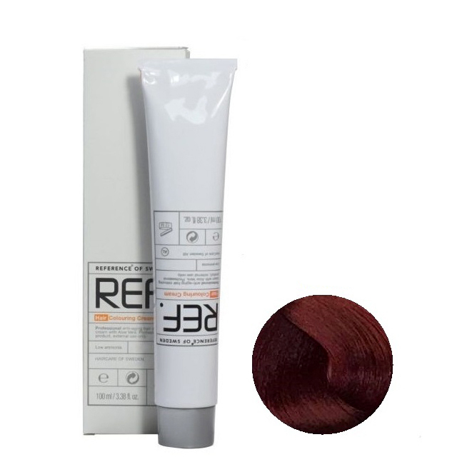رنگ مو رف شماره 7.62 حجم 100 میلی لیتر (بلوند قرمز براق)-REF Permanent Hair Color